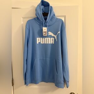 NWT PUMA Men's Blue fleece Hoodie, size XXL